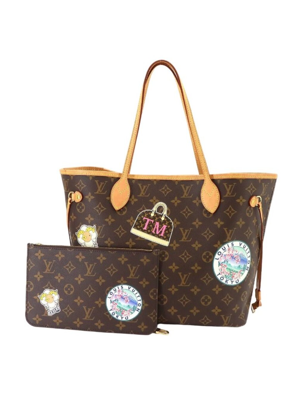 Louis Vuitton Monogram My LV World Tour Neverfull MM Tote Bag